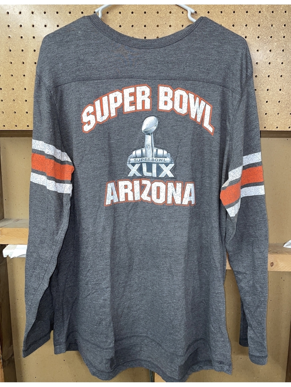 Super Bowl XLIX Majestic Long Sleeve Shirt Adult Size XL